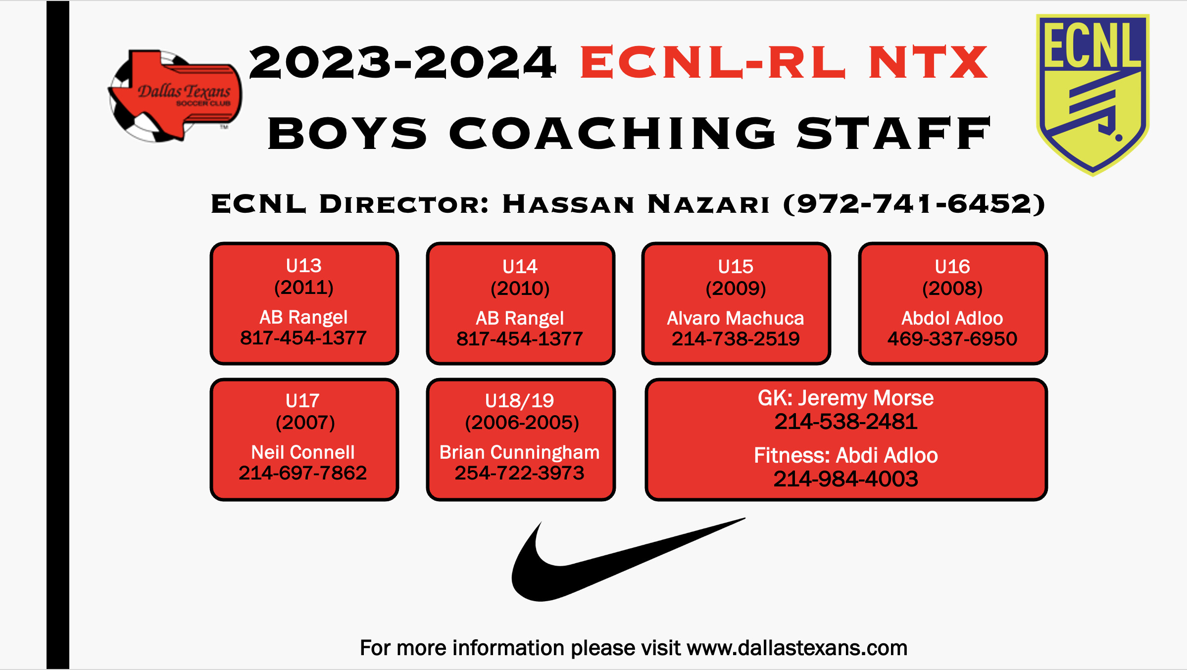ECNL-RL NTX Boys