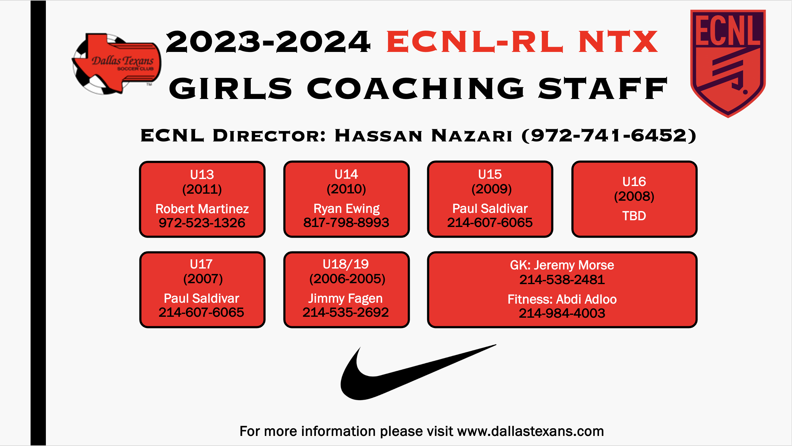ECNL-RL NTX Girls